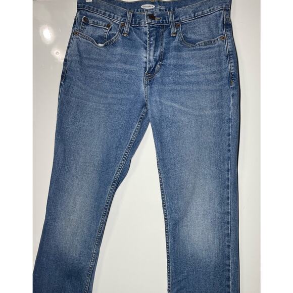 Old Navy Jeans Boot Cut Slim Blue Medium Wash Casual Mens Size 28x30 - Picture 2 of 9